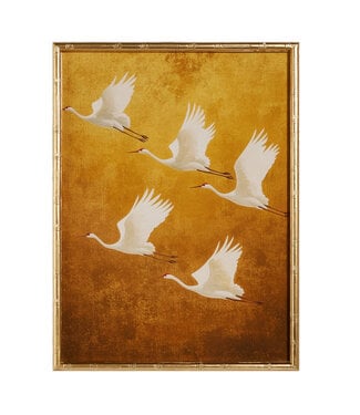 27.75" Flight of the Egrets Wall Art