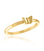 Petite Butterfly Gold Layers Ring