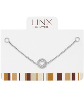 Silver Cut-out Heart LINX Add-on
