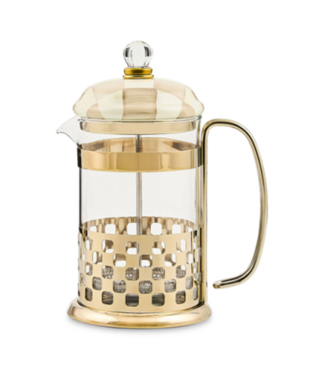 MACKENZIE CHILDS Check French Press