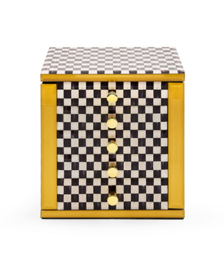 MACKENZIE CHILDS Courtly Check Jewelry Armoire