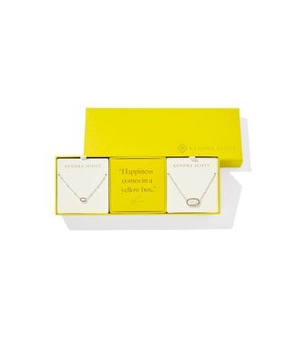KENDRA SCOTT Elisa Gift Set of 2 Silver Ivory Mother Of Pearl
