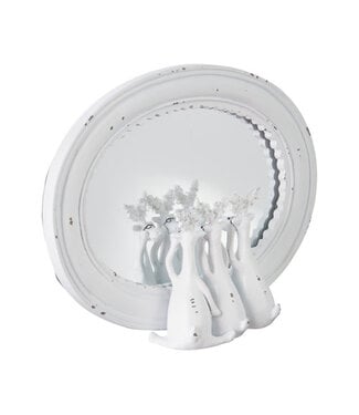 7.75" Moose Mirrored Decor