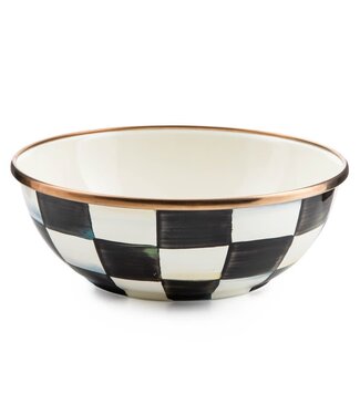 MACKENZIE CHILDS Courtly Check Enamel Everyday Bowl