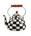 MACKENZIE CHILDS Courtly Check Enamel Tea Kettle - 3 Quart