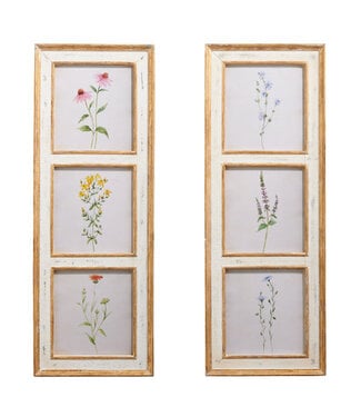 38” Botanical Floral Framed Wall Art