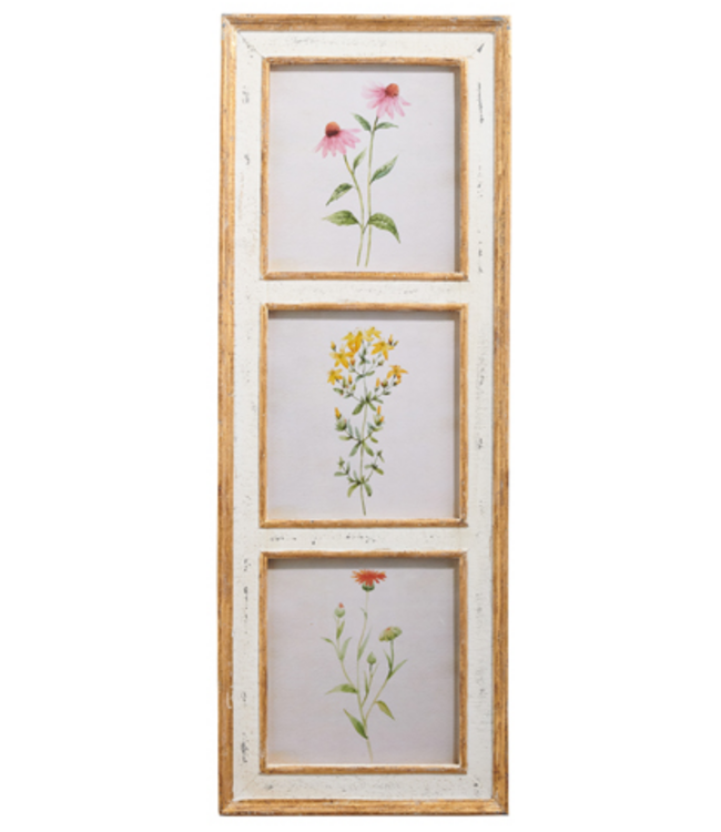 38” Botanical Floral Framed Wall Art