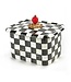 MACKENZIE CHILDS Courtly Check Enamel Recipe Box