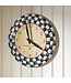 MACKENZIE CHILDS Courtly Check Enamel Clock