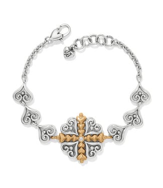 BRIGHTON Alcazar Heart Two Tone Bracelet