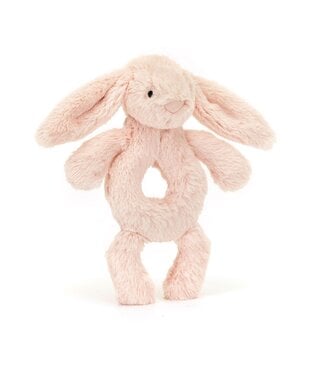 JELLYCAT Bashful Blush Bunny Ring Rattle