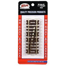 Atlas HO Code 83 Straight 1 1/2" Tracks # 523