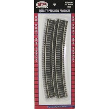 Atlas HO Code 83 Radius Curved 22" Track ( 6 pc per Pkg) # 535