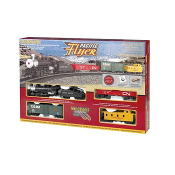 Bachmann HO Pacific Flyer Steam Train Set # 00692