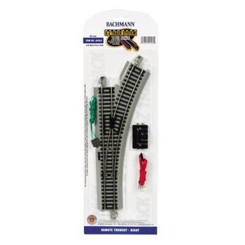 Bachmann HO EZ Track Remote Turnout Right # 44562