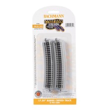 Bachmann N EZ- Tracks 17.50" Radius Curved Tracks # 44855 #TOTE1