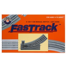 Lionel O36  FasTrack Manual Left Hand Switch # 6-12017
