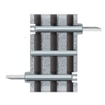 Lionel O FasTrack Straight 1 3/8" Section without Roadbed #6-12074