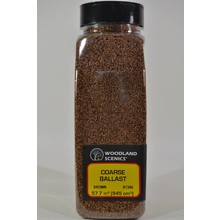 Woodland Scenics Shaker Coarse Ballast/Brown # 1386