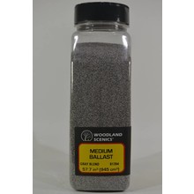 Woodland Scenics Shaker Medium Ballast/Gray Blend # 1394
