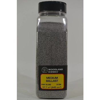 Woodland Scenics Shaker Medium Ballast/Gray Blend # 1394