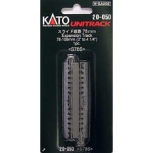 Kato Trains Kato Straight Roadbed Expansion Track Section - Unitrack -- 3 - 4-1/4"  78-108mm # 20-050