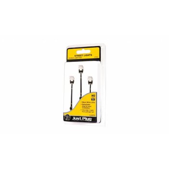 Woodland Scenic HO Street Lights Double Lamp Post (3) # 5632