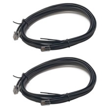 Digitrax LocoNet Cable 2-Pack -- 8'  2.4m # LNC82