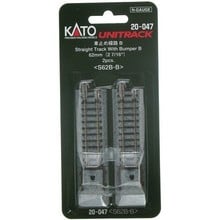 Kato Trains Kato N(62MM) Straight Track Bumper (2) # 20-047