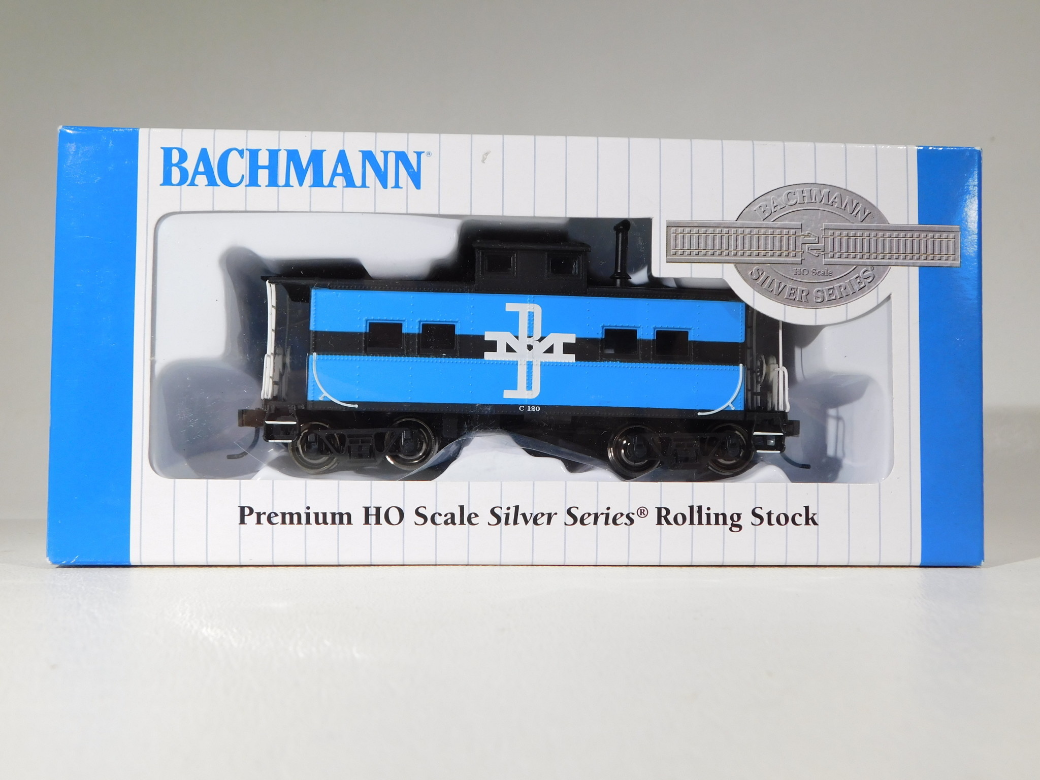 BACHMANN HO SCALE BOSTON  MAINE NORTHEAST STEEL CABOOSE train car BM BAC  16818 ho model Model Railroads  Trains
