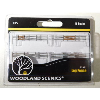 Woodland Scenics N Scale Log Fence #A2991 #TOTES1