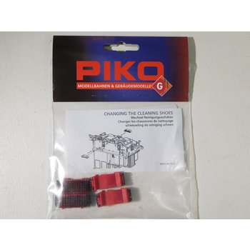 PIKO G Scale Track Cleaning Shoes, Clean Machine, 2 Sets #35416