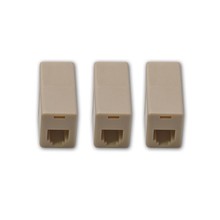 Digitrax Digitrax HO RJ12 Modular Coupler 3 Pack # LNMC3
