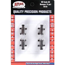 Atlas HO Code 83 Bumper (4 per pkg) # 518