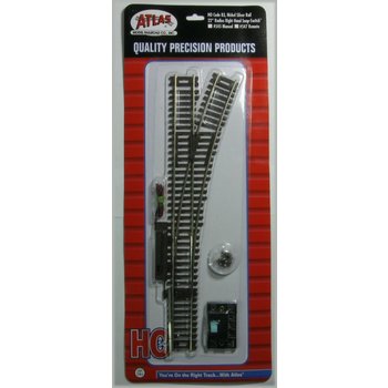 Atlas HO Code 83 22" Radius Remote Snap Switch (RH) # 547
