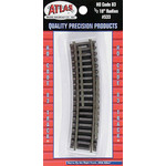 Atlas HO Code 83 1/2 curve 18" Radius (4/card) # 533