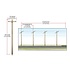 Woodland Scenics HO Pre-Wired Utility System Single Crossbar Poles # US2265