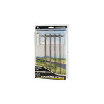 Woodland Scenics O Pre-Wired Single Crossbar Poles # US2280