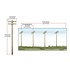 Woodland Scenics O Pre-Wired Double Crossbar Poles # US2281