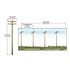 Woodland Scenics O Pre-Wired Utility System Double Crossbar Poles # US2281