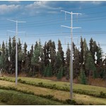 Walthers HO Modern High Voltage Transmission Towers # 933-3343