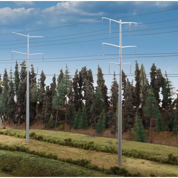 Walthers HO Modern High Voltage Transmission Towers # 933-3343