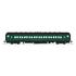 Broadway limited N MEC 80' Passenger Coach, Green & Gold, 2-pack B, N (Fantasy Paint Scheme) # 6534