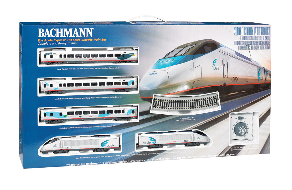 bachmann amtrak train set