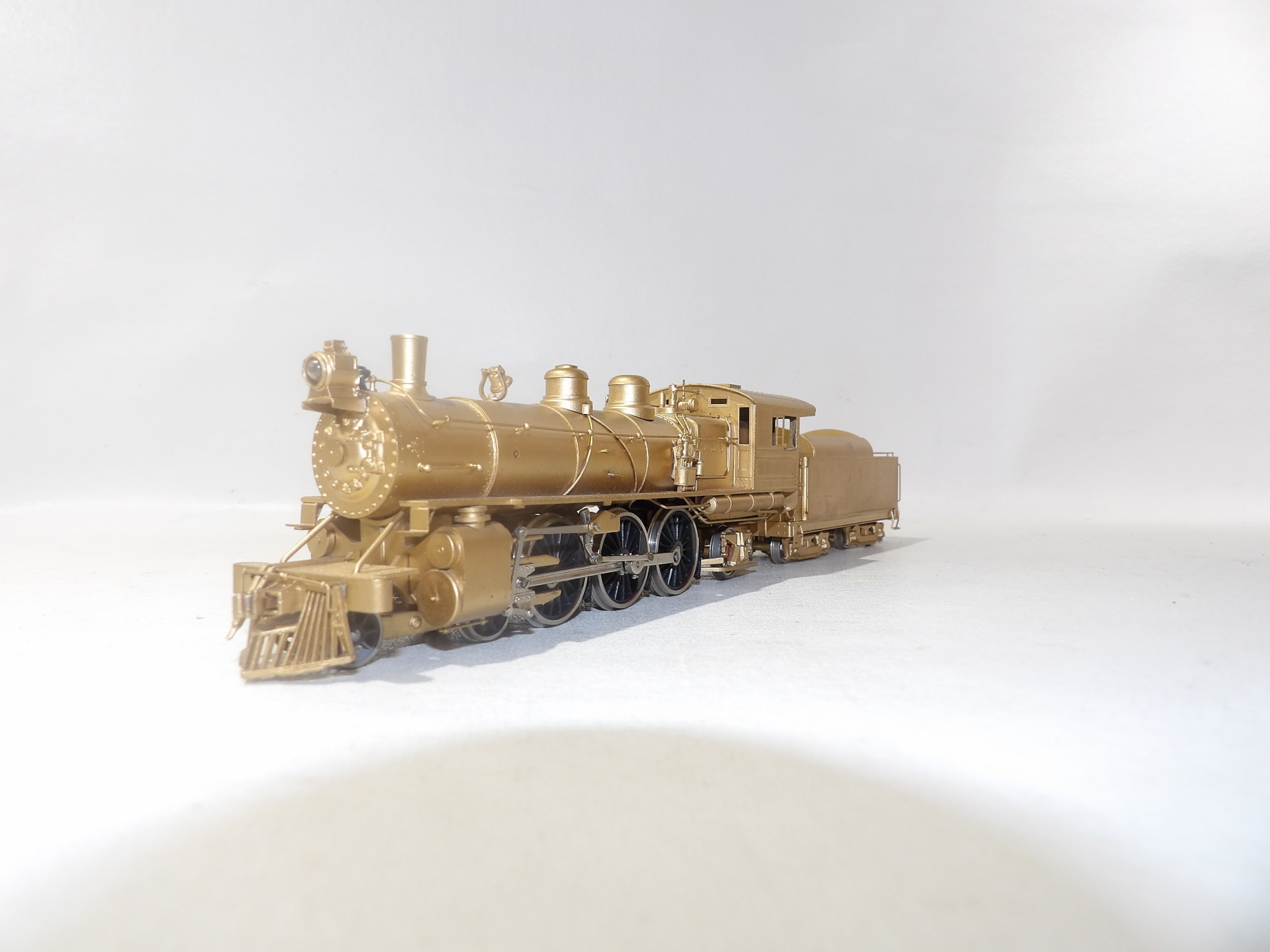 HO scale Red Ball Inspection Locomotive Brass Japan USED Tarnished Patina.