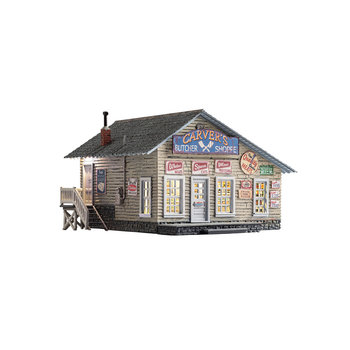Woodland Scenics HO Carver's Butcher Shop # 4958