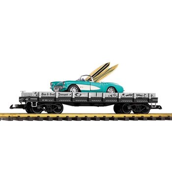 Piko G Sun and Surf Transport flat car # 38788