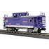 MTH Trains MTH O Gauge Nasa Rugged Rails Extended Vision Caboose with LED Lights # 30-77386