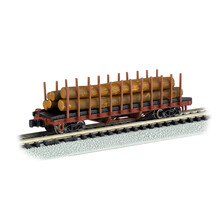 Bachmann N scale ACF 40' Log Car 1906-1935 Version # 18351