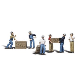 Woodland Scenics N Dock Workers # 2123
